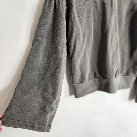 Madewell × Karen Walker Washed Gray Sweatshirt in Size Medium - Picture 5 of 8